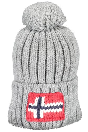 Napapijri Herren Semiury 5 Mütze, Grau (Medium Grey), meliert, One size
