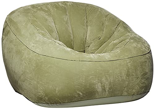 Intex Sessel aufblasbar Sitzsack Beanless Bag Club in Grün, 124 x 119 x 76 cm (68576)