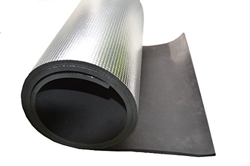 AR TACTICAL GMBH Isomatte mit Aluminiumbeschichtung/Alu-Thermomatte (schwarz)