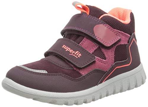 Superfit Baby Mädchen SPORT7 Mini leicht gefütterte Gore-Tex Lauflernschuhe, ROT/ORANGE 5000, 35
