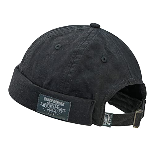 Clakllie Cap Herren Hut Damen Docker-Cap Hafenmütze Seemannsmütze Unisex Docker Mütze Herrenhut Bikercap Hat Wandermütze Seemannskappe