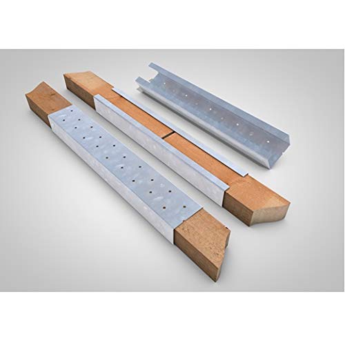 20x Stabilo Dachlattenverbinder, Holzverbinder, Lattenverbinder, Dachlatten-Verlängerung - 30x50 mm - Länge 500mm -