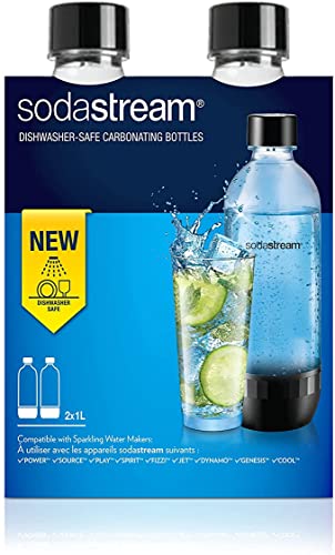 Quadix Soda Stream DuoPack 2x 1L Tritan-Flasche ENDLICH spülmaschinengeeignet