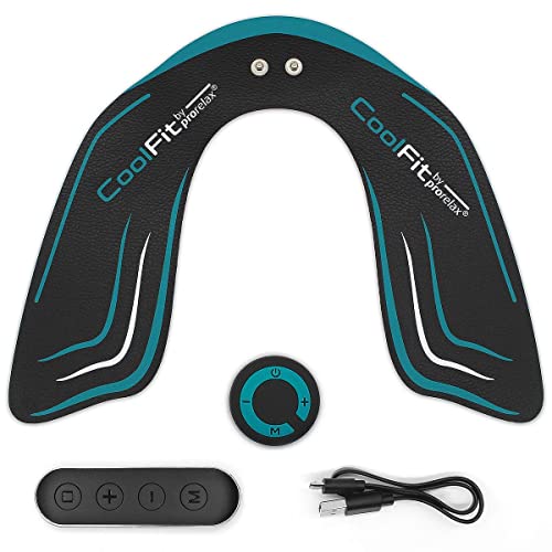 CoolFit EMS HipsTrainer - Für mehr Spannkraft und Festigung der Muskeln, Schwarz, 1 Stück (1er Pack)