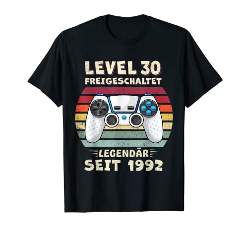 1992 Geburtstag Mann 30 Jahre Deko Lustig 30er 30 Geburtstag T-Shirt