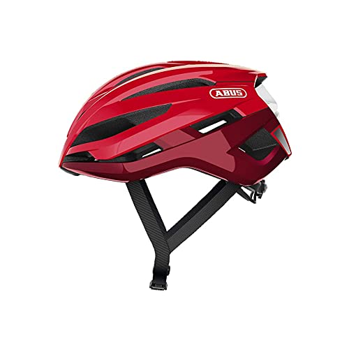 ABUS Rennradhelm StormChaser - Leichter und komfortabler Fahrradhelm für professionellen Radsport für Damen und Herren - Rot, Größe XL