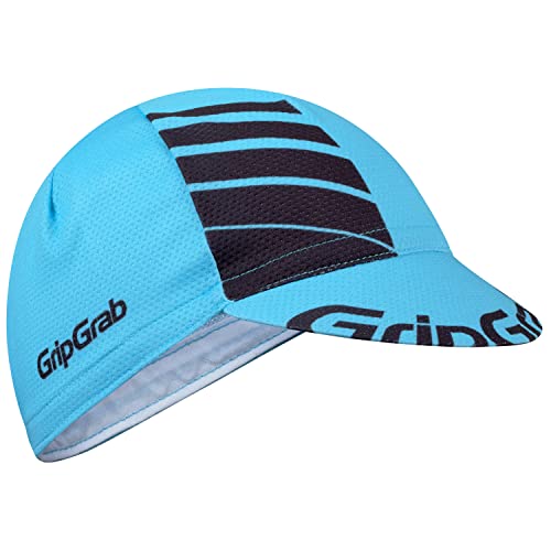 GripGrab Unisex Leichte Sommer Cap Headwear Cycling, Blau/Schwarz, S/M (54-59 cm)