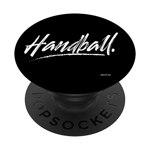 Handball-Ausrüstung in cooler Aggressiv-Schriftart PopSockets mit austauschbarem PopGrip