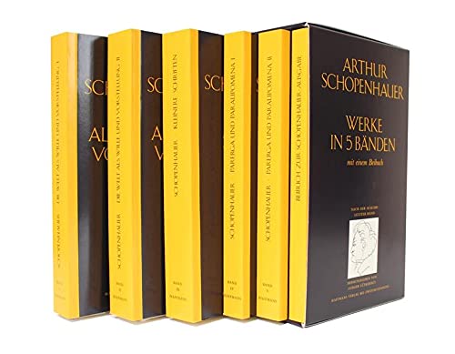 Arthur Schopenhauer: Werke in 5 Bänden mit einem Beibuch (Gerd Haffmans bei Zweitausendeins)