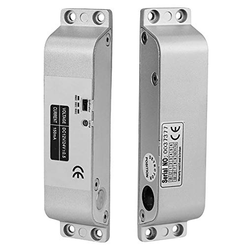 LIBO Elektrische Drop Bolt Lock DC 12 V Fail Safe NC Modus Elektronische Türschloss für Zugangskontrolle Sicherheitssystem mit Zeitverzögerung