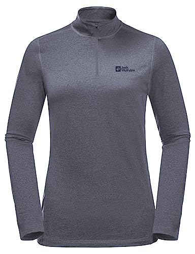 Jack Wolfskin Damen Sky Thermal Hz Wander Shirt, Dolphin, M EU