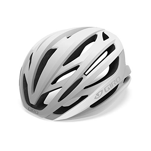 Giro Unisex – Erwachsene Syntax MIPS Fahrradhelm Road, Matte White/Silver, XL (61-65cm)