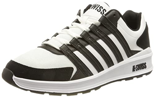 K-Swiss Vista Trainer T Herren Sneaker Sportschuh 07000-181-M Weiss/schwarz, Schuhgröße:43 EU