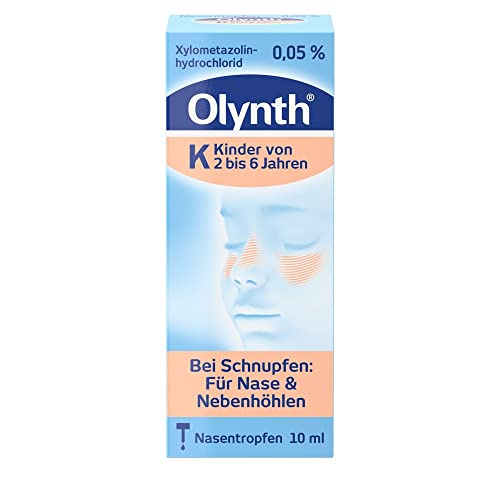 Olynth 0,05% - Abschwellende Schnupfen Lösung für Kinder von 2 bis 6 Jahren – 10 ml Nasentropfen