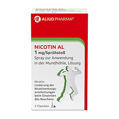 ALIUD PHARMA Nicotin AL 1 mg/Sprühstoß Spray zur Anwendung in der Mundhöhle: Lösung gegen Rauchverlangen