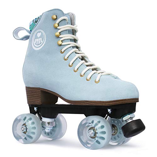 BTFL Trends- Rollschuhe Romy, für Damen, Mädchen, Discoroller, Rollerskates,Blau,EU: 42