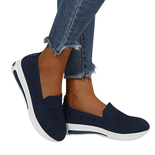 Sunnyuk Schwarze Turnschuhe Damen 41 Damen Laufschuhe Sommer-Frühling Schuhe Straßenlaufschuhe Freizeitschuhe Atmungsaktive leicht Bequem Party Schuhe