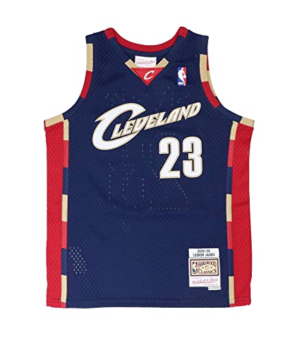 Mitchell & Ness Lebron James #23 Cleveland Cavaliers NBA Kids Swingman Alternate Jersey - L