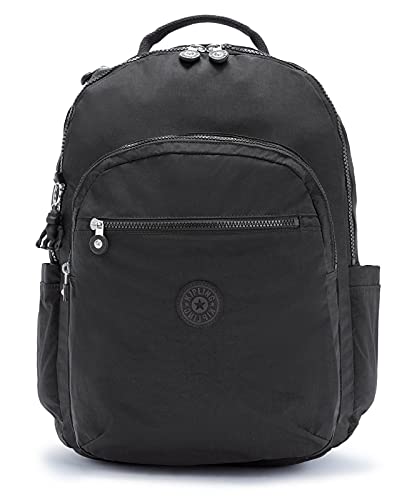 Kipling SEOUL XL, Extra großer Rucksack mit Laptop-Schutz 17 Zoll, 45 cm, 33 L, 0.78 kg, Black Noir
