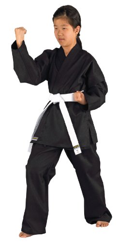 Kwon Kampfsportanzug Karatea Shadow, schwarz, 160 cm, 551101160
