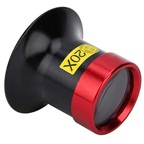 Sharainn 20X Uhrmacherlupe, professionelle Uhrenreparaturausrüstung Uhrmacher Lupenbrille Aluminiumlegierung Uhrenlup, Juwelierlupe, Uhr-Reparaturlupe für Uhrenwartung, Schmuck, Kunstbetrieb