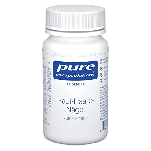 Pure Encapsulations - Haut-Haare-Nägel - Mikronährstoff-Formel mit Biotin und Zink für straffe Haut und kräftiges Haar - 60 Vegetarische Kapseln