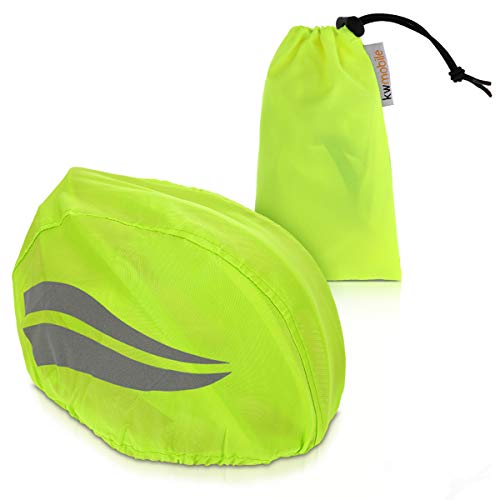 kwmobile Helmüberzug Regenschutz für Fahrrad Helm - Helmschutz für Fahrradhelm - Regenüberzug wasserabweisend Unisex - Sichtbarkeit