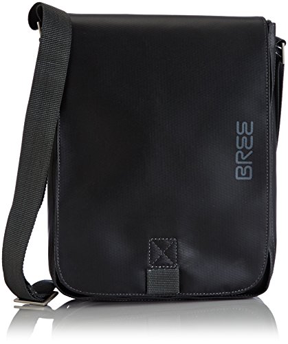 BREE Pnch 52, black, shoulder bag S 83900052 Unisex-Erwachsene Schultertaschen 28x22x6 cm (B x H x T), Schwarz (black 900)
