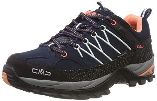 CMP Damen Rigel Low WMN Shoes WP Trekking-& Wanderhalbschuhe, B.Blue-GIADA-Peach, 41 EU