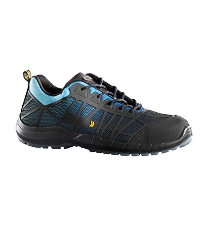 DASSY® Nox S3 Sicherheitshalbschuhe DASSY SHOES - AZURBLAU/SCHWARZ 41