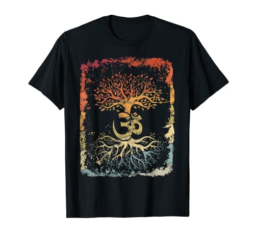 Lebensbaum-Yoga Om Shirt Keltisches Yoga T-Shirt