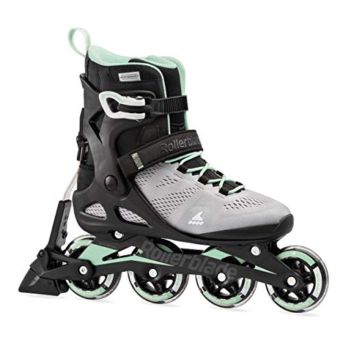 Rollerblade Macroblade Damen Erwachsene Fitness Inline Skate 80 ABT Glacier Grey/Mint Performance Inlineskates