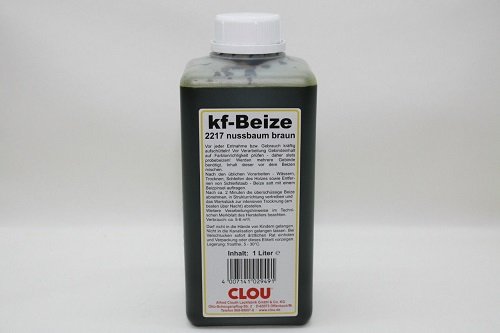 Holzbeize nussbaum braun 2217 / 1 Liter Clou kf-Beize