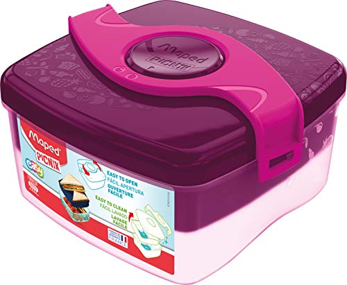 Maped PICNIK - Lunch-Box, Brot-Dose, Frühstücks-Dose ORIGINS KIDS - pink