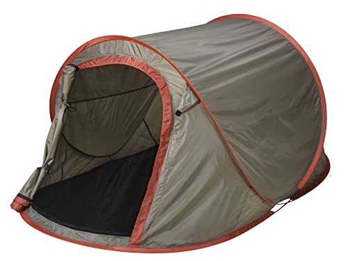 Wurfzelt für 2 Personen - 220x120cm - Pop Up Festivalzelt - Trekking Camping Zelt