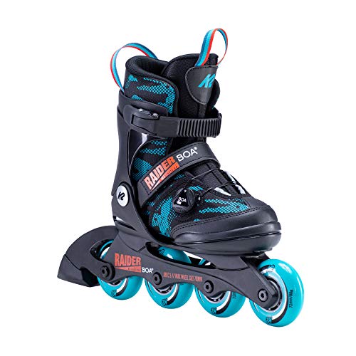 K2 Skates Jungen Inline Skates RAIDER BOA - black-turquise - 30E0201