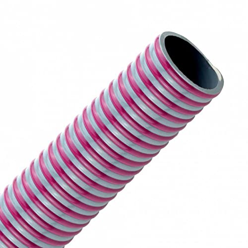 FLEXTUBE SE Ø 40mm |Meterware - PVC Spiralschlauch als Saugschlauch und Druckschlauch, dickwandig, elastisch, kältebeständig bis -25°C, UV-beständig