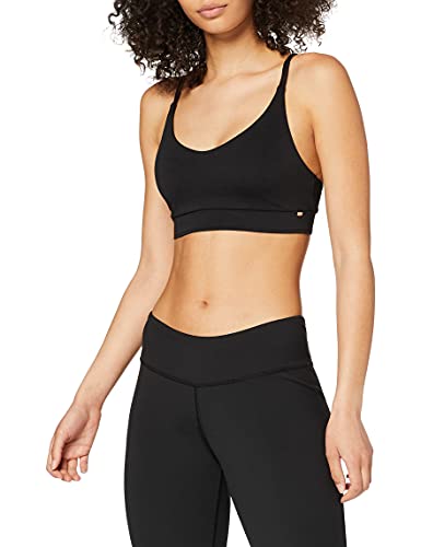 Skiny Damen Yoga & Relax Performance Bustier Sport-BH, Schwarz (Black 7665), 36