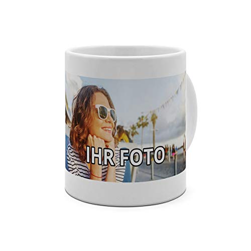 printplanet® - XXL Tasse mit Foto Bedrucken Lassen - Fototasse Personalisieren - Riesen Kaffeebecher zum selbst gestalten - 700 ml - Farbe Weiß
