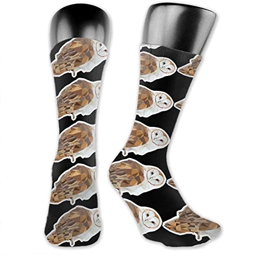 972 Socken Für Damen Low Poly Eule Strümpfe Lustige Socken Weich Business-Socken Personalisiert Fahrradsocken, Für Sport, Geschenke, Outdoor