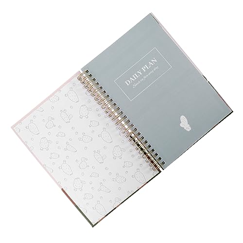 KALLORY notebooks the notebook notebooke notizbuch spiral Spiralblock Schulheft Jahresplaner-Notizbuch Zeitplan-Notizbuch Studenten Jahresnotizblock Planungsnotizbuch Tagesplaner Papier