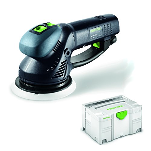 Festool Exzenterschleifer Rotex RO 150 FEQ-PLUS (230V, 3-in-1-Prinzip - Grob-, Feinschleifen, Polieren, randnahes Schleifen dank Protector), 571805