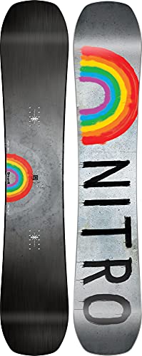 Nitro Herren Optisym 22 Asym Twin Camber Freestyle Boards Snowboard, Multicolour, 153