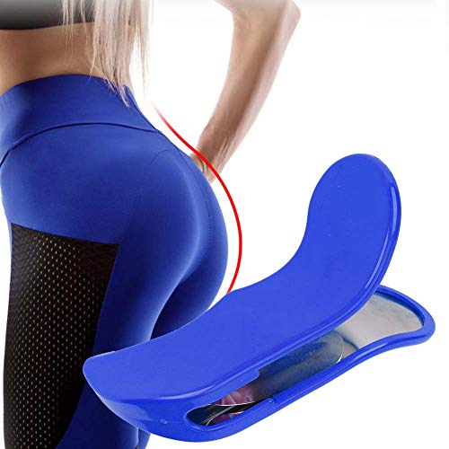 Hip Trainer, Trainingsgerät, Einstellbare Hüfttrainer, Master Beintrainer Fitness Tool Gesäß Hebe Körpertraining Werkzeuge für Enge Hüften S förmige körper kurve(Blau)