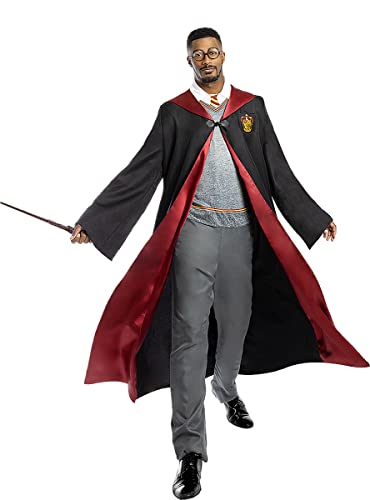 Funidelia | Harry Potter Kostüm 100% OFFIZIELLE für Herren und Damen Größe L Film und Serien, Zauberer, Gryffindor, Hogwarts - Farben: Schwarz, Zubehör für Kostüm - Lustige Kostüme für Deine Partys