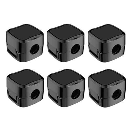 Ptdfjspt Magnetische Kabelklemmen, Nicht Markierend, Magnetisch, Selbstklebend, Kabel-Organizer, Clip, Stecker, Haken, Schwarz