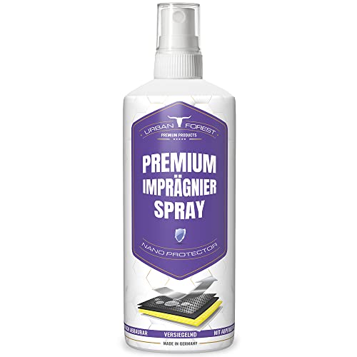 Imprägnierspray Imprägnierungsspray zur Imprägnierung von Funktionstextilien Leder & Schuhe Jacke Zelt, Imprägniermittel für Cabrio Dach Pavillons ohne Treibgase Imprägnier Spray URBAN FOREST
