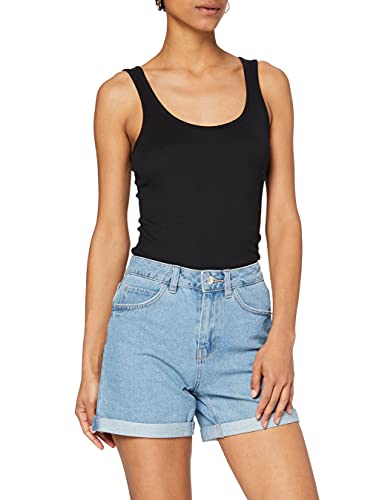 VERO MODA Damen Vmnineteen Hr Loose Mix Noos Shorts, Blau (Light Blue Denim), XS / 32L EU