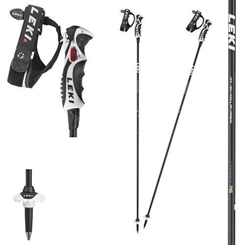 LEKI Erwachsene Skistock Carbon 11 S, Grey, 110