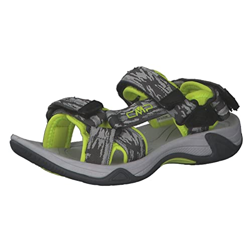 CMP Kids Hamal Hiking Sandal Sportsandale, Cemento-Acido, 39 EU